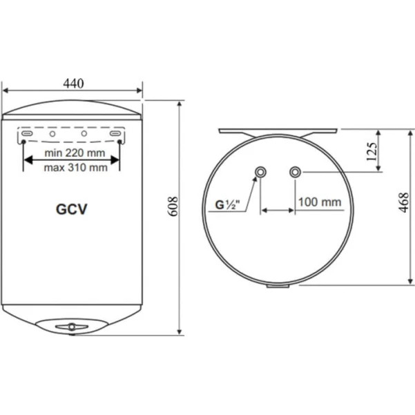 Бойлер TESY Bilight Anticalc GCV 504416D B14 TBR - 8 фото