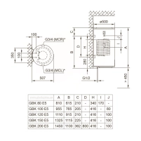 Бойлер комбінований Tiki ECON MCL 100V9 - 2 фото