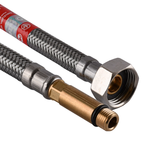 Шланг для змішувача TUCAI М10х1/2″ довгий штуцер 0,4м