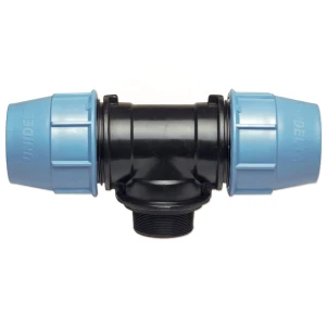 Трійник ПЕ 63 х 1 1/2"з х 63 Unidelta