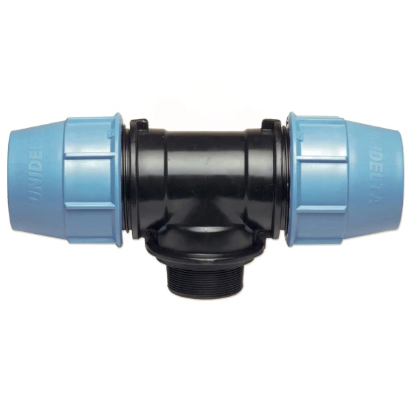 Трійник ПЕ 63 х 1 1/2"з х 63 Unidelta
