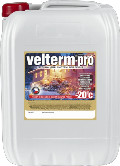 Жидкость для отопительных систем Veltherm-Pro -20 (20л)